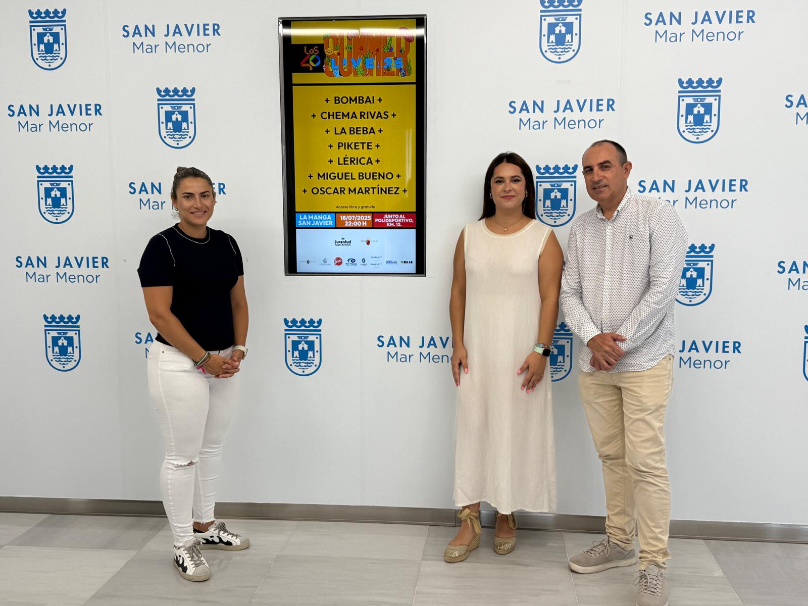 La gira LOS40 Summer Live vuelve a llenar de música y energía La Manga este viernes 18 de julio